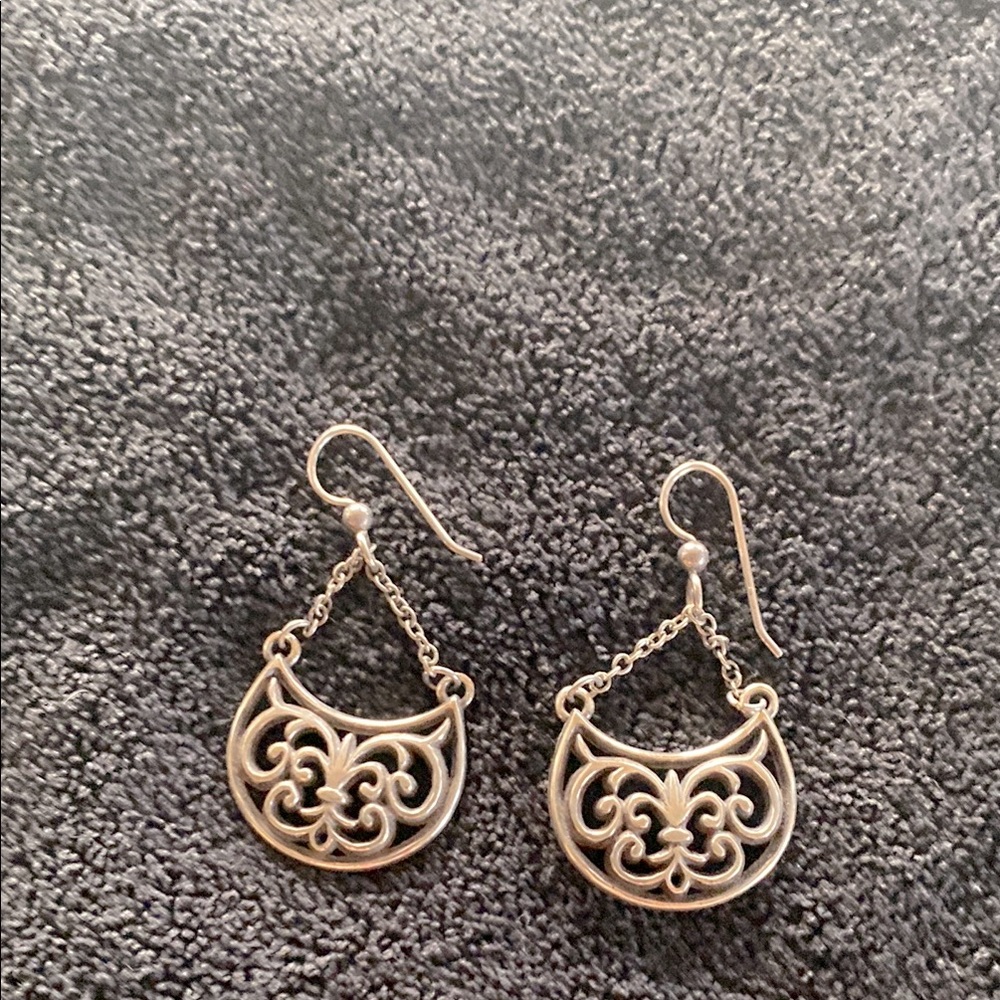 Brighton Elegant Silver Dangle Earrings